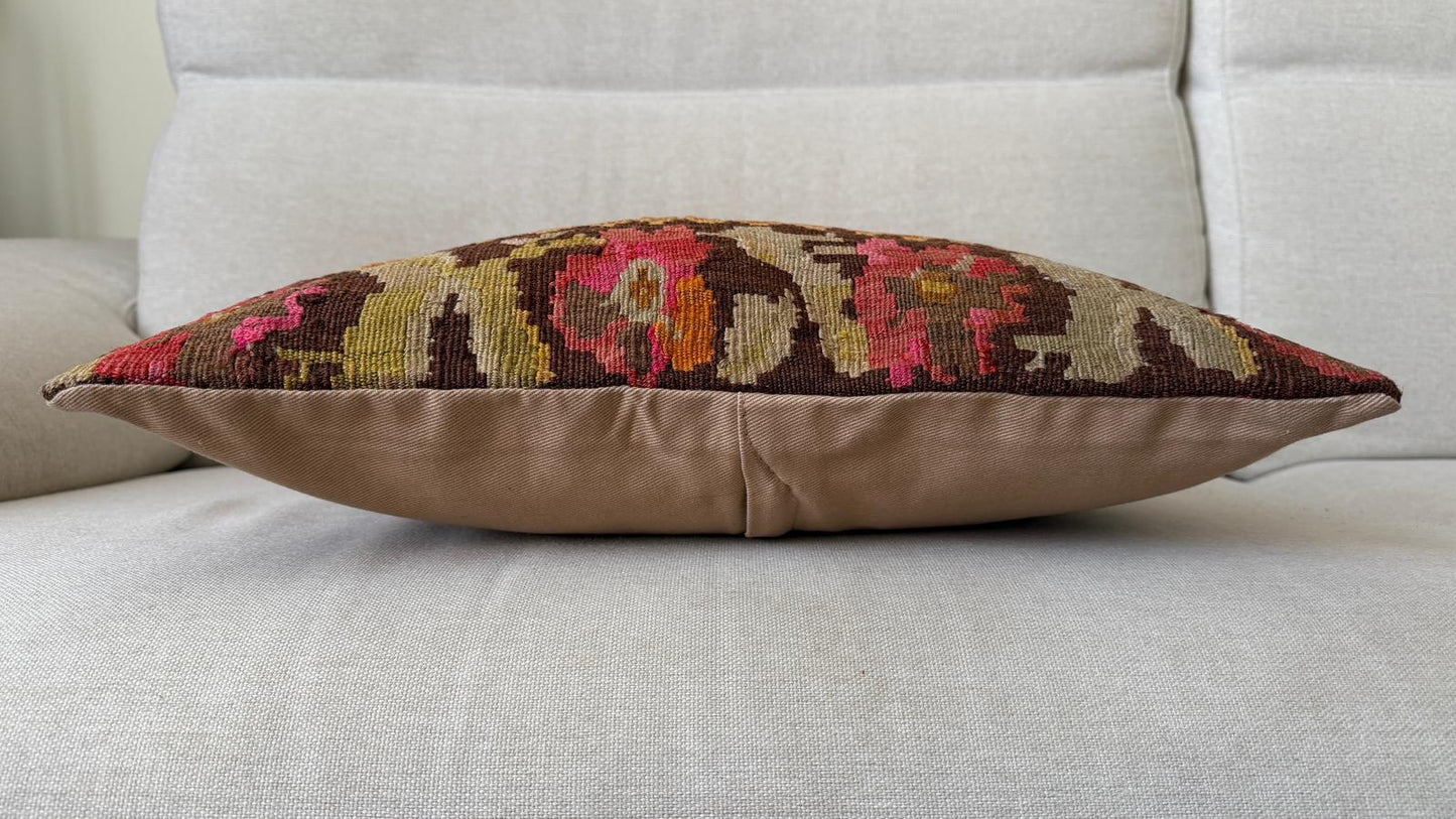 Hand woven Kilim cushion cover (50x50cm)
