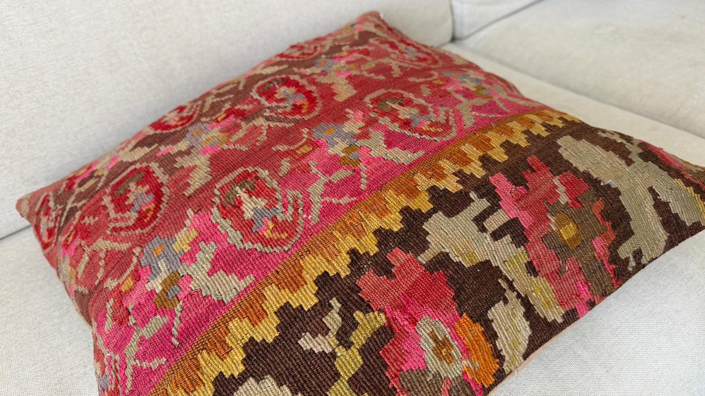 Hand woven Kilim cushion cover (50x50cm)