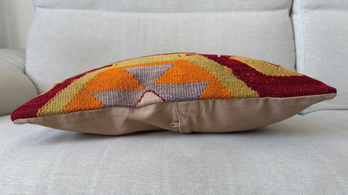Hand woven Kilim cushion cover (50x50cm)