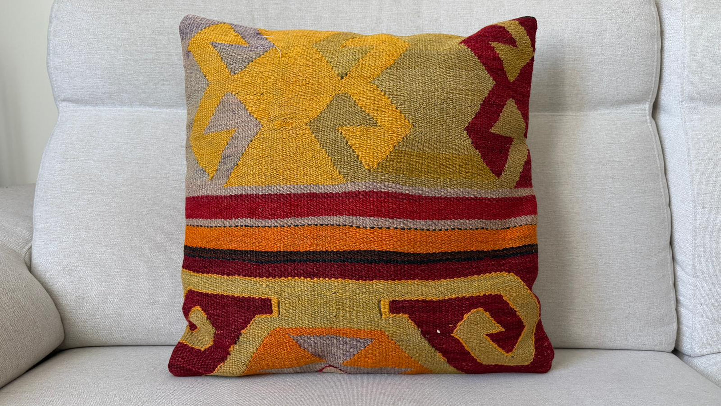 Hand woven Kilim cushion cover (50x50cm)