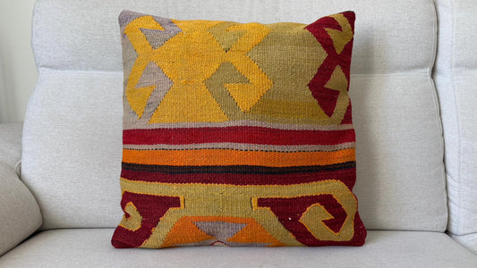 Hand woven Kilim cushion cover (50x50cm)
