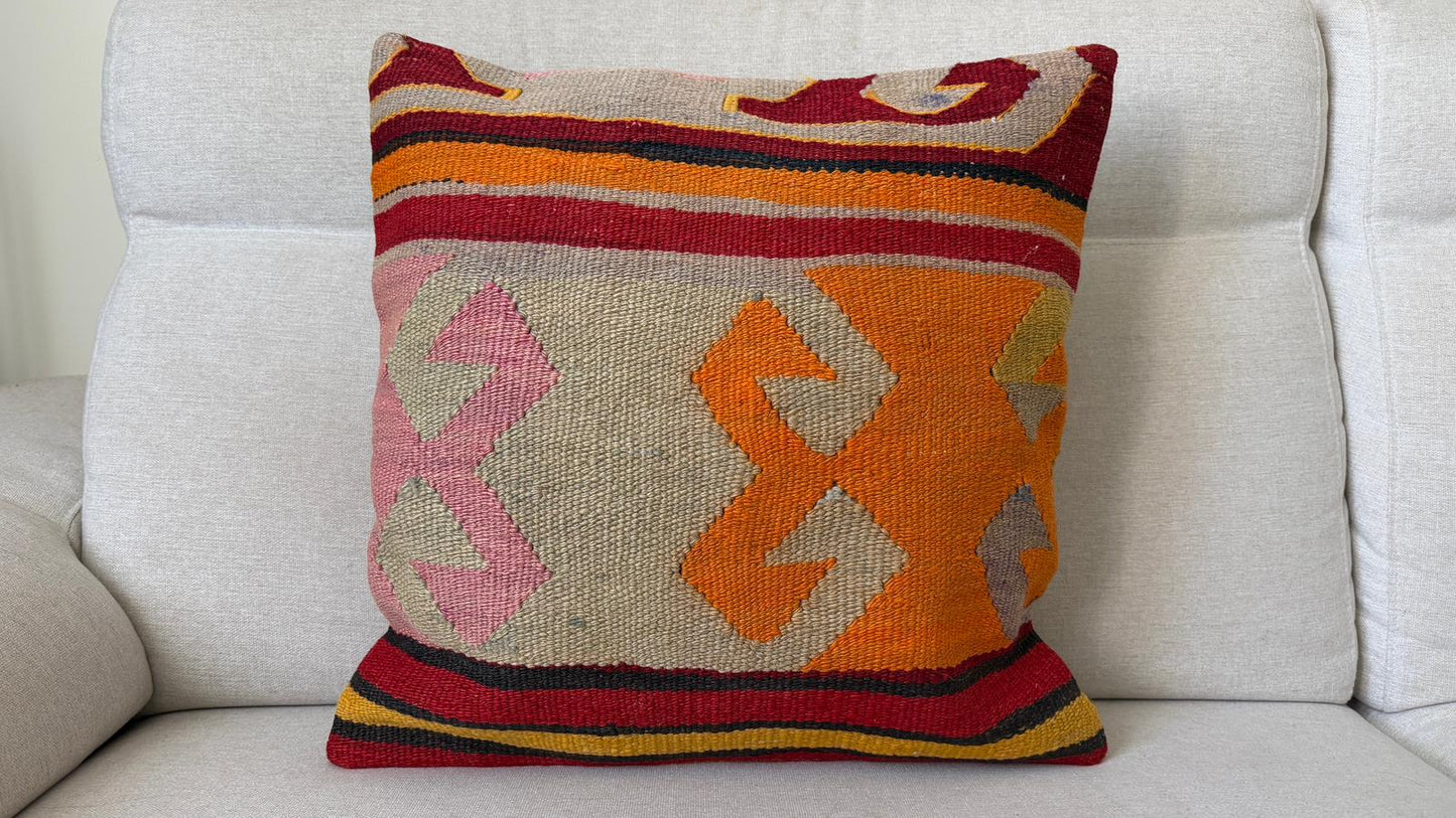 Hand woven Kilim cushion cover (50x50cm)