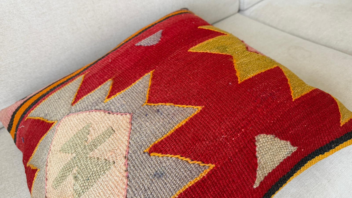 Hand woven Kilim cushion cover (50x50cm)