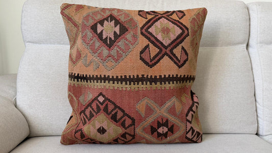 Hand woven Kilim cushion cover (50x50cm)