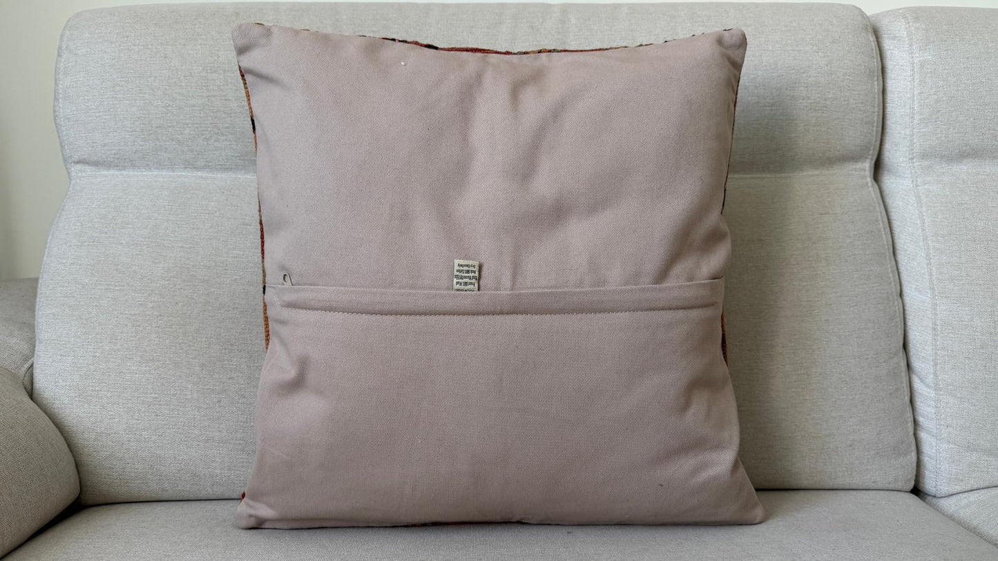 Hand woven Kilim cushion cover (50x50cm)