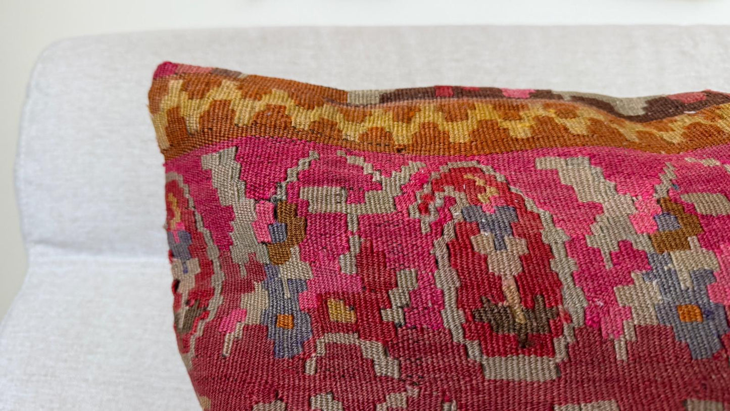 Hand woven Kilim cushion cover (50x50cm)