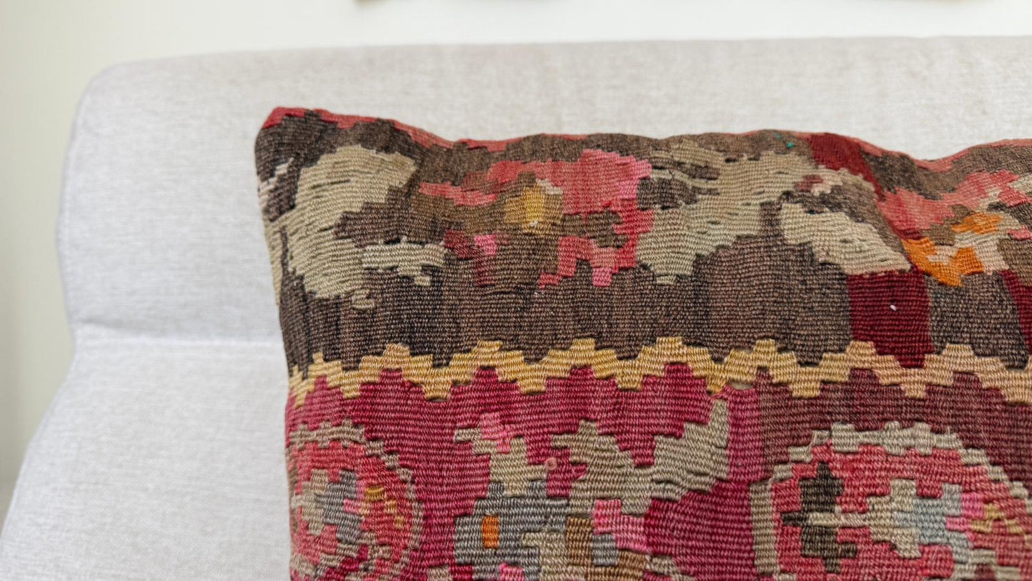 Hand woven Kilim cushion cover (50x50cm)