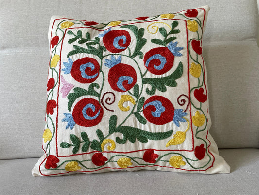 Suzani Hand Embroidered Cushion