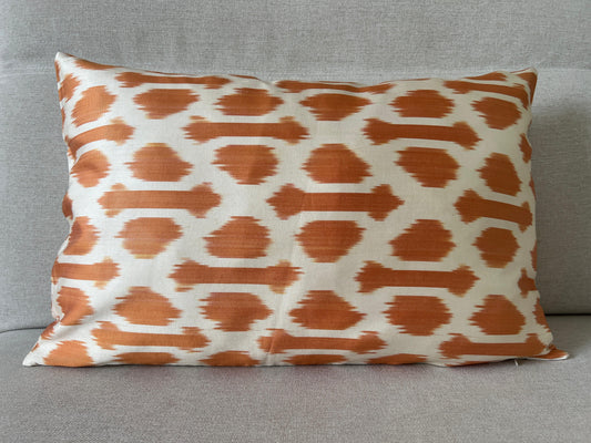 Ikat Silk cushion Hand made (40x60cm)