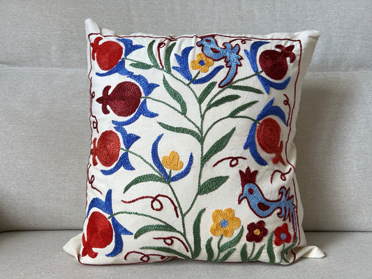 Suzani Hand Embroidered Cushion
