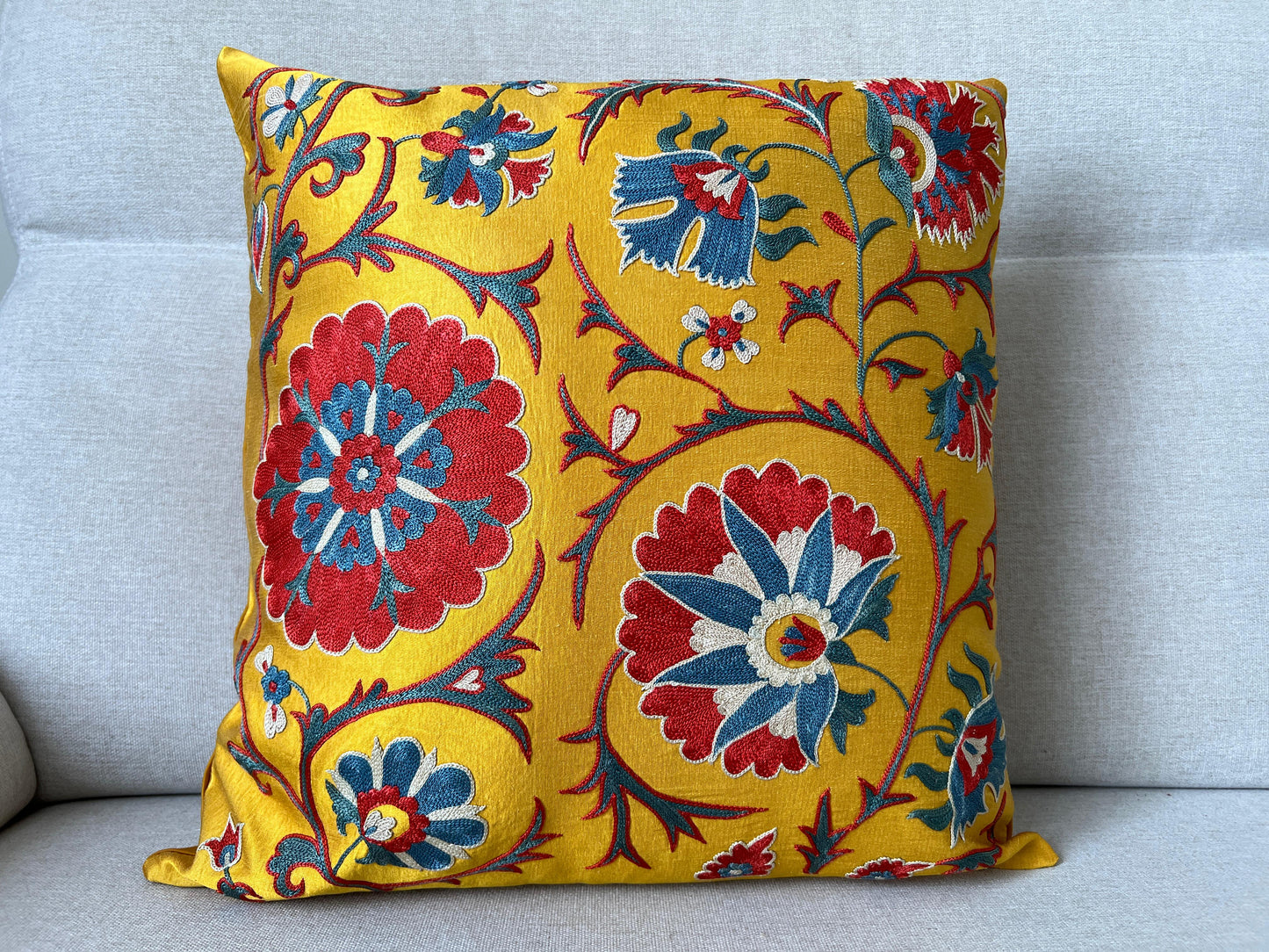 Suzani Pure Silk cushion