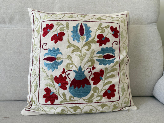 Suzani Hand Embroidered Cushion