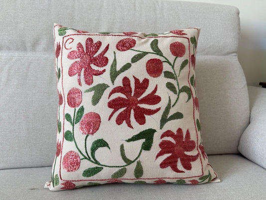 Suzani Hand Embroidered Cushion
