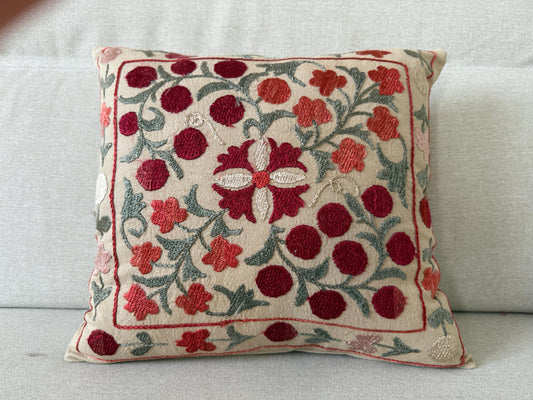 Suzani Hand Embroidered Cushion