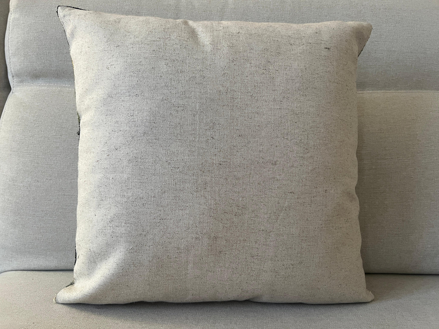 Ikat Velvet silk cushion 50x50cm.