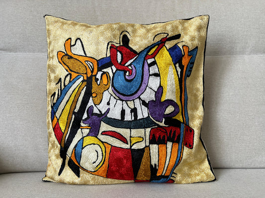 Suzani Hand Embroidered Cushion