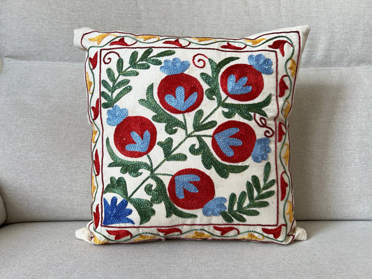 Suzani Hand Embroidered Cushion