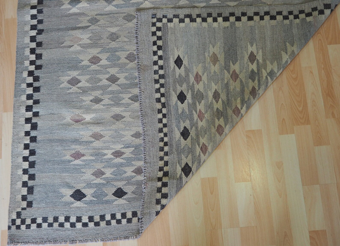 Grey natural colour kilim