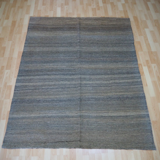 Neutral Plain grey Kilim