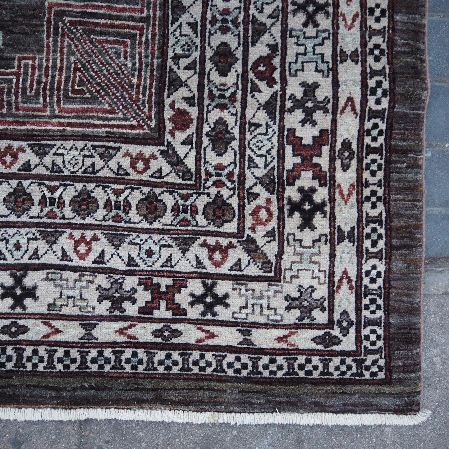 Tribal Persian Design Rug.
