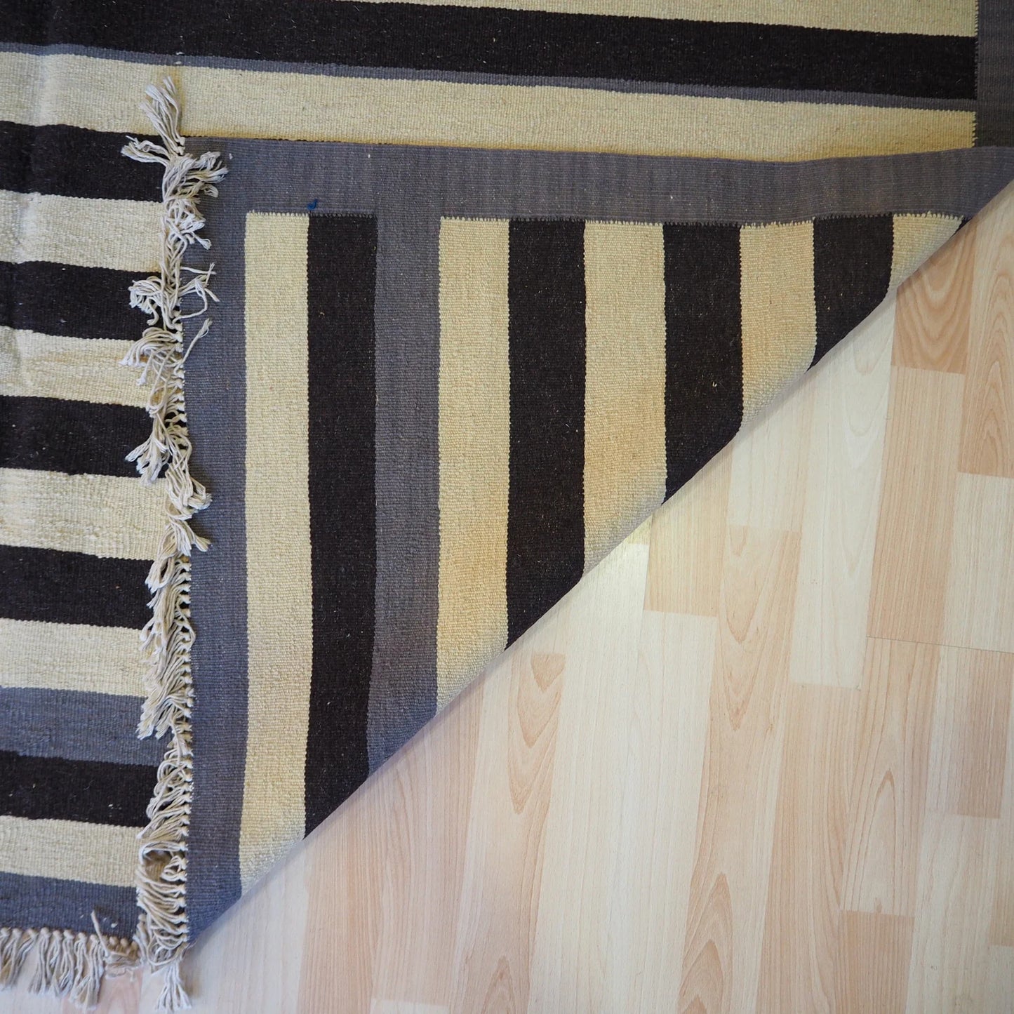 Vintage beautiful striped design kilim
