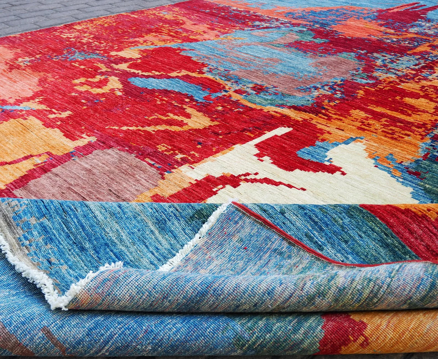Galaxy Design Art Rug.