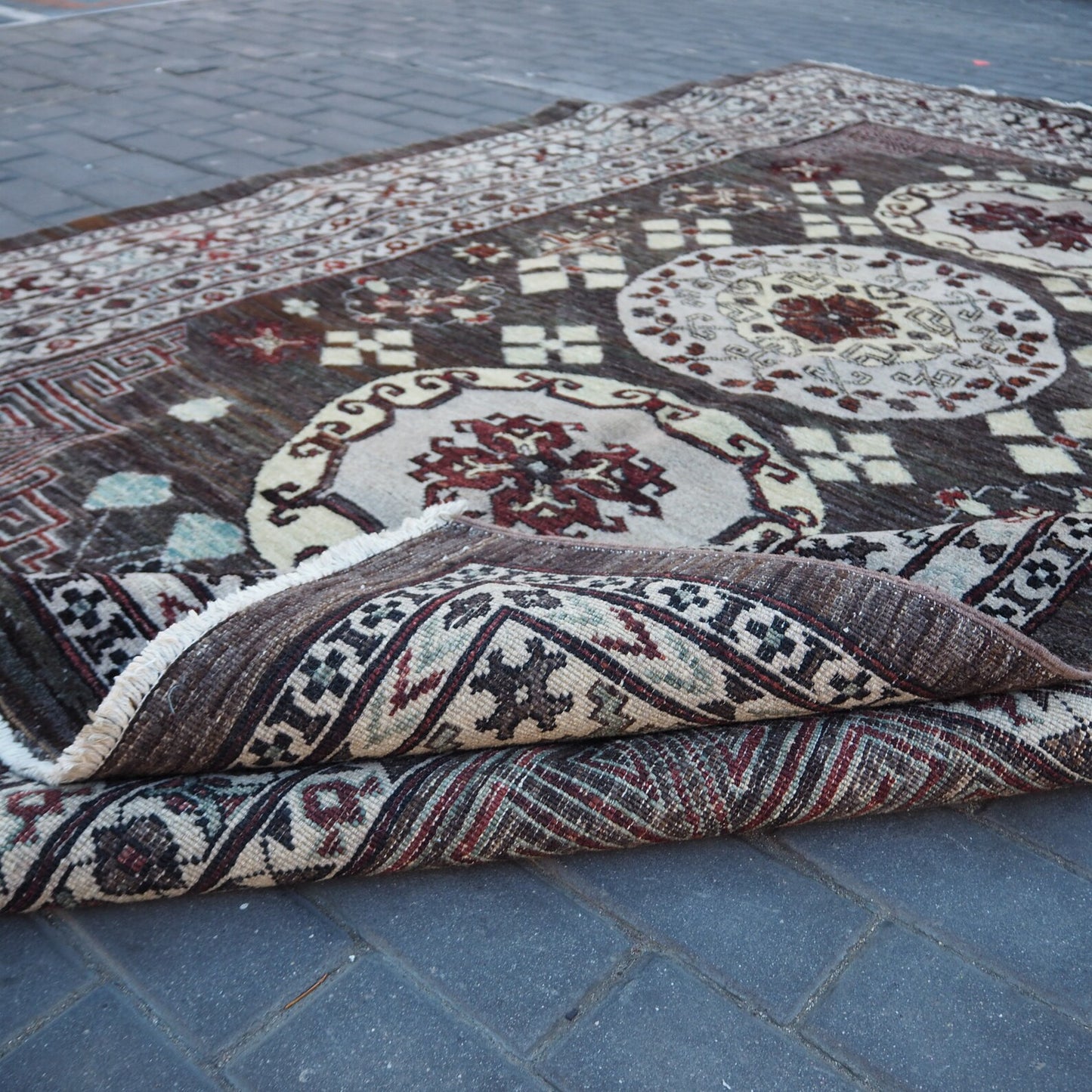 Tribal Persian Design Rug.