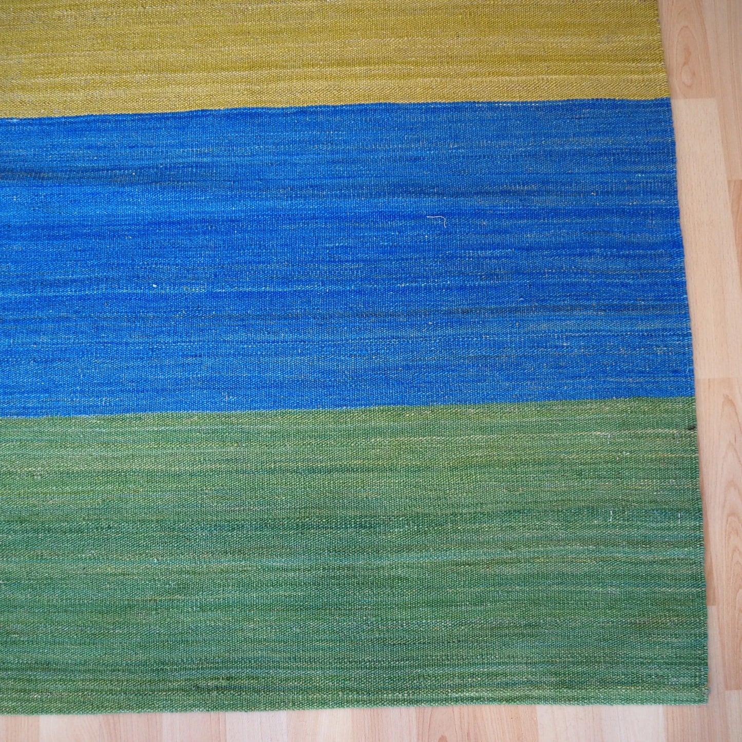 Contemporary striped design kilim