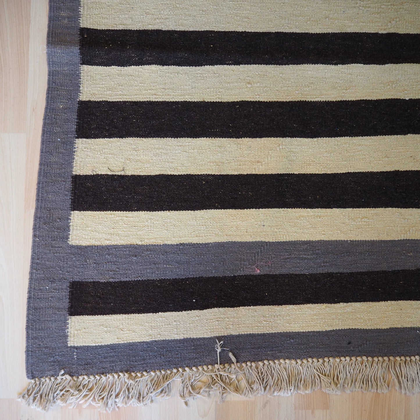 Vintage beautiful striped design kilim