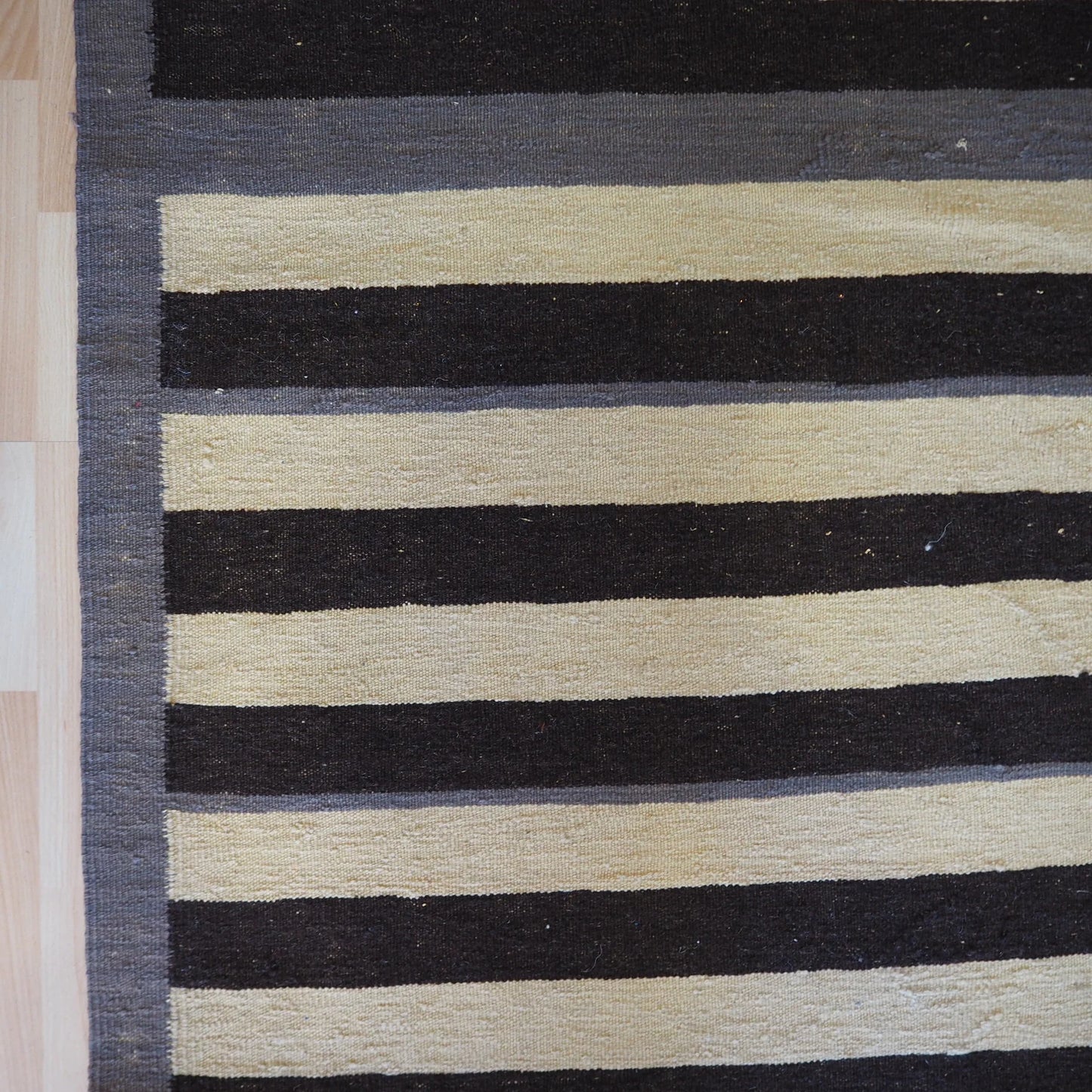 Vintage beautiful striped design kilim