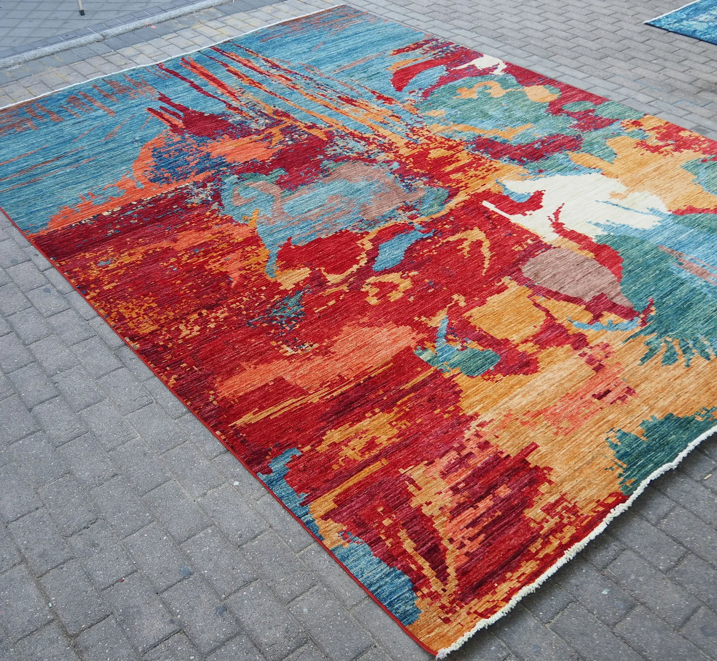 Galaxy Design Art Rug.