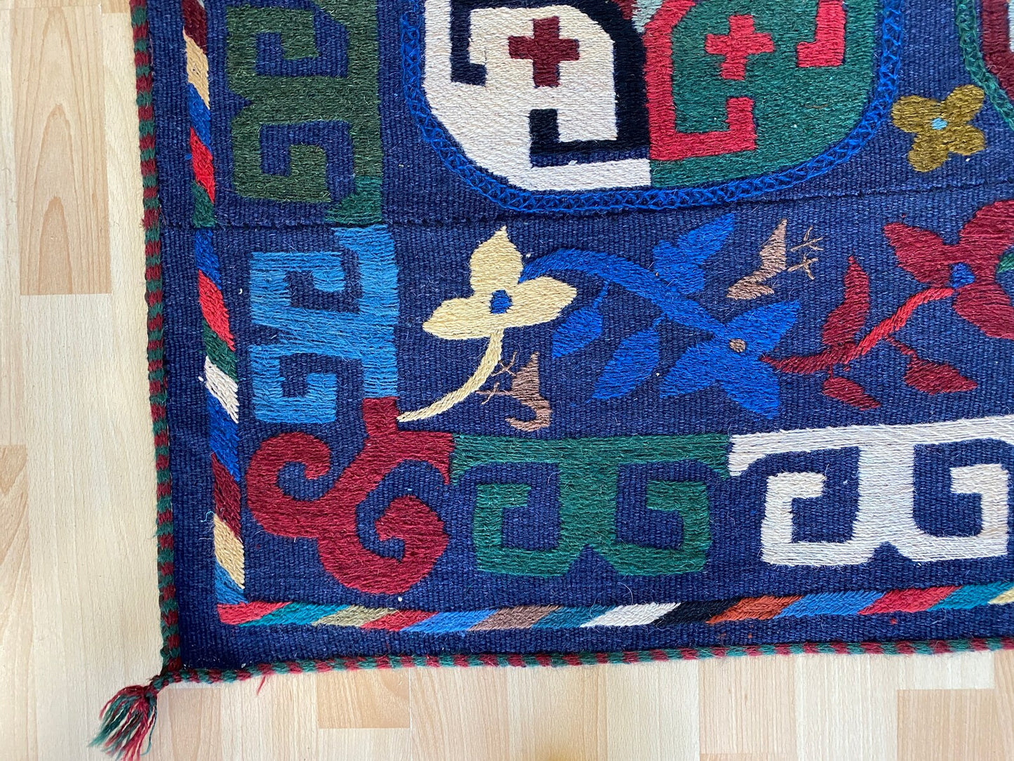 Suzani Vintage Embroidered Kilim