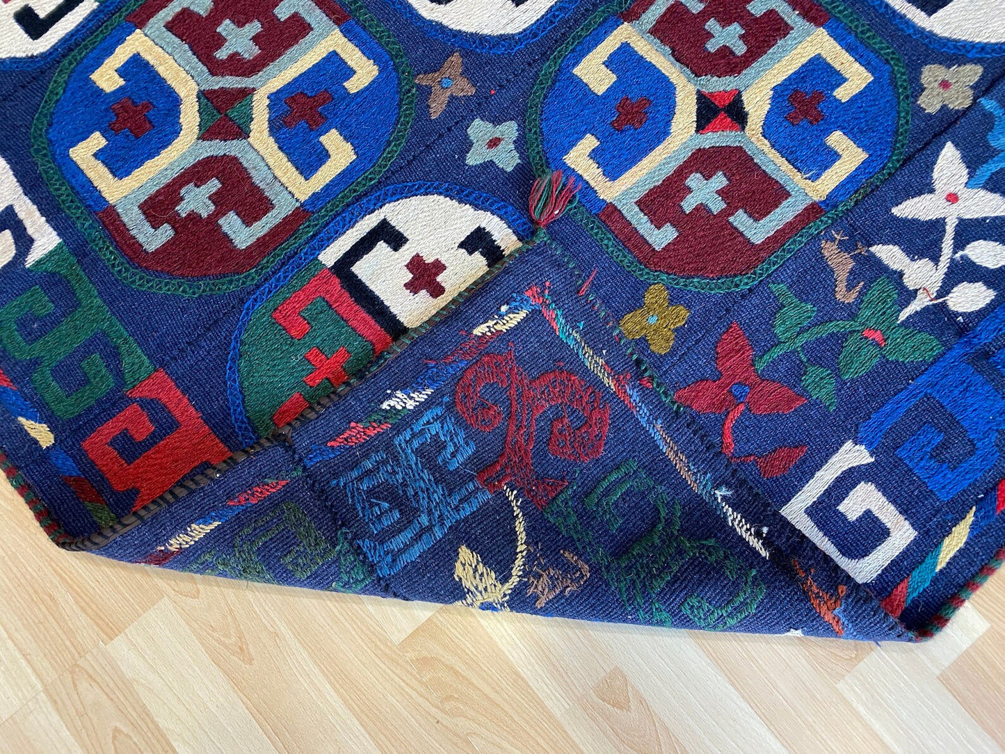 Suzani Vintage Embroidered Kilim