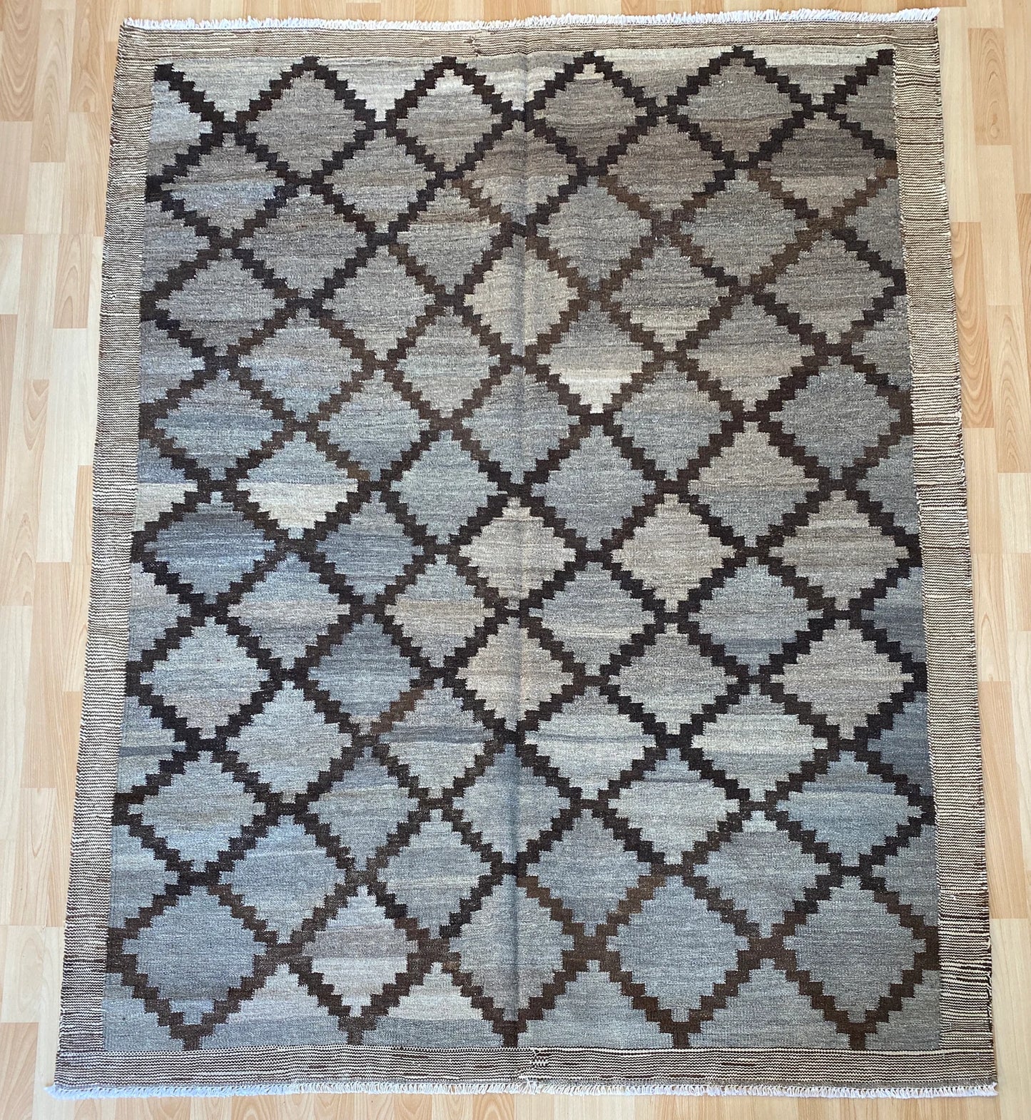 Grey natural colour kilim