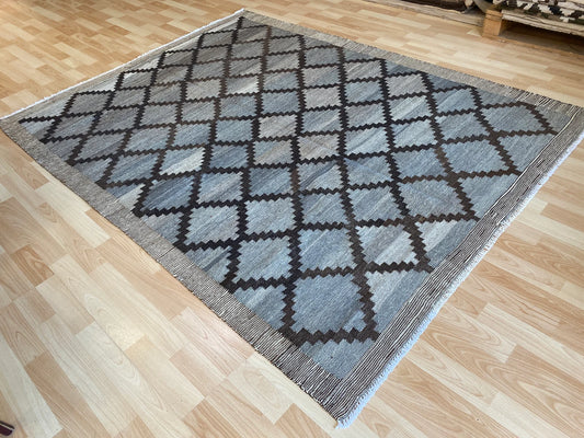 Grey natural colour kilim