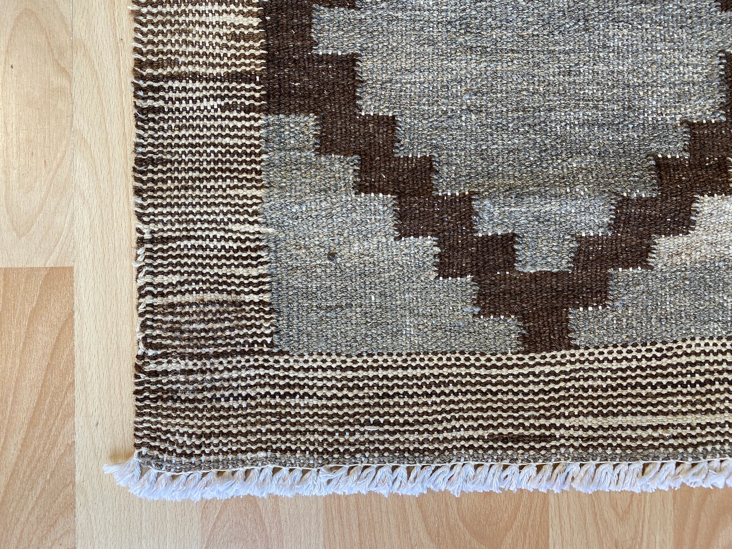 Grey natural colour kilim