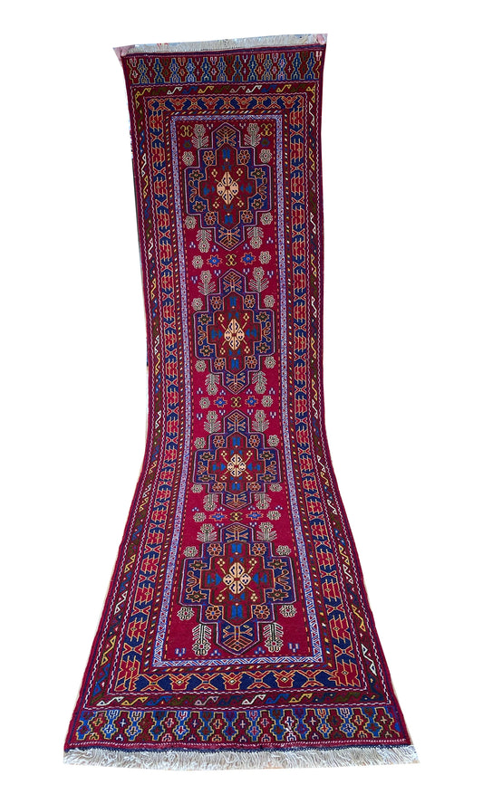 Afghan Tribal Runner kilim.