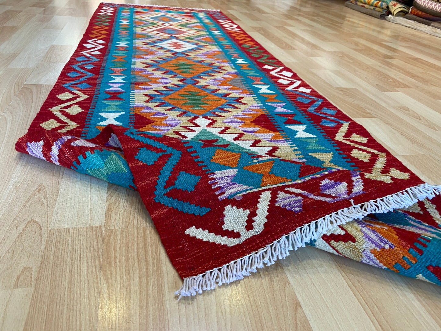 Classic Afghan Maimana Kilim