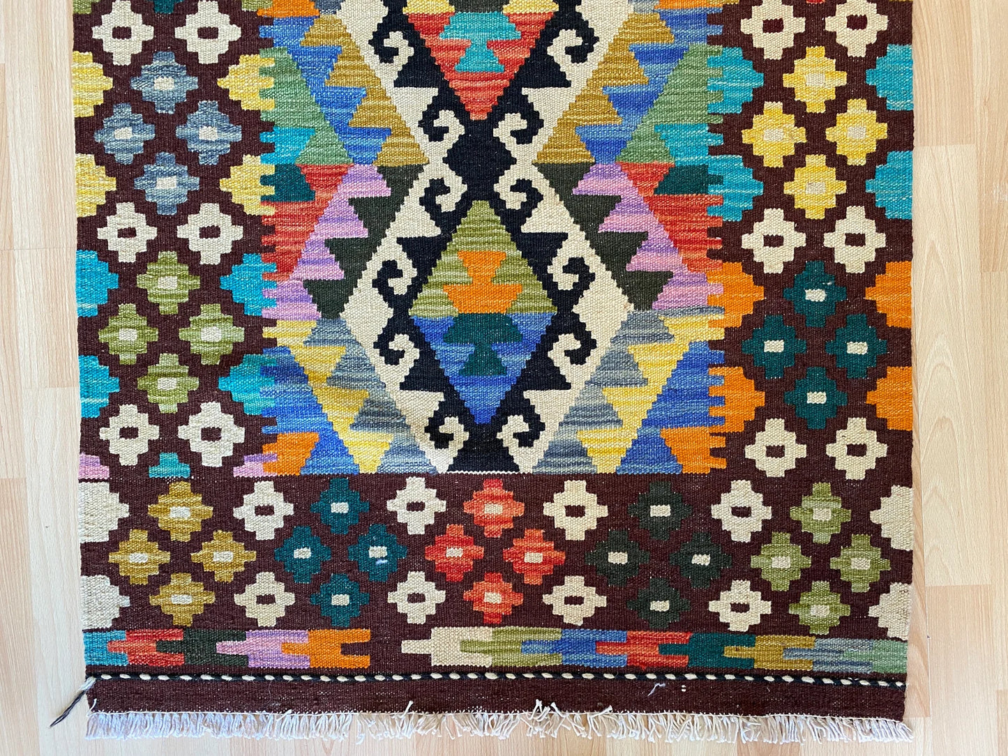 Classic Afghan Maimana Kilim