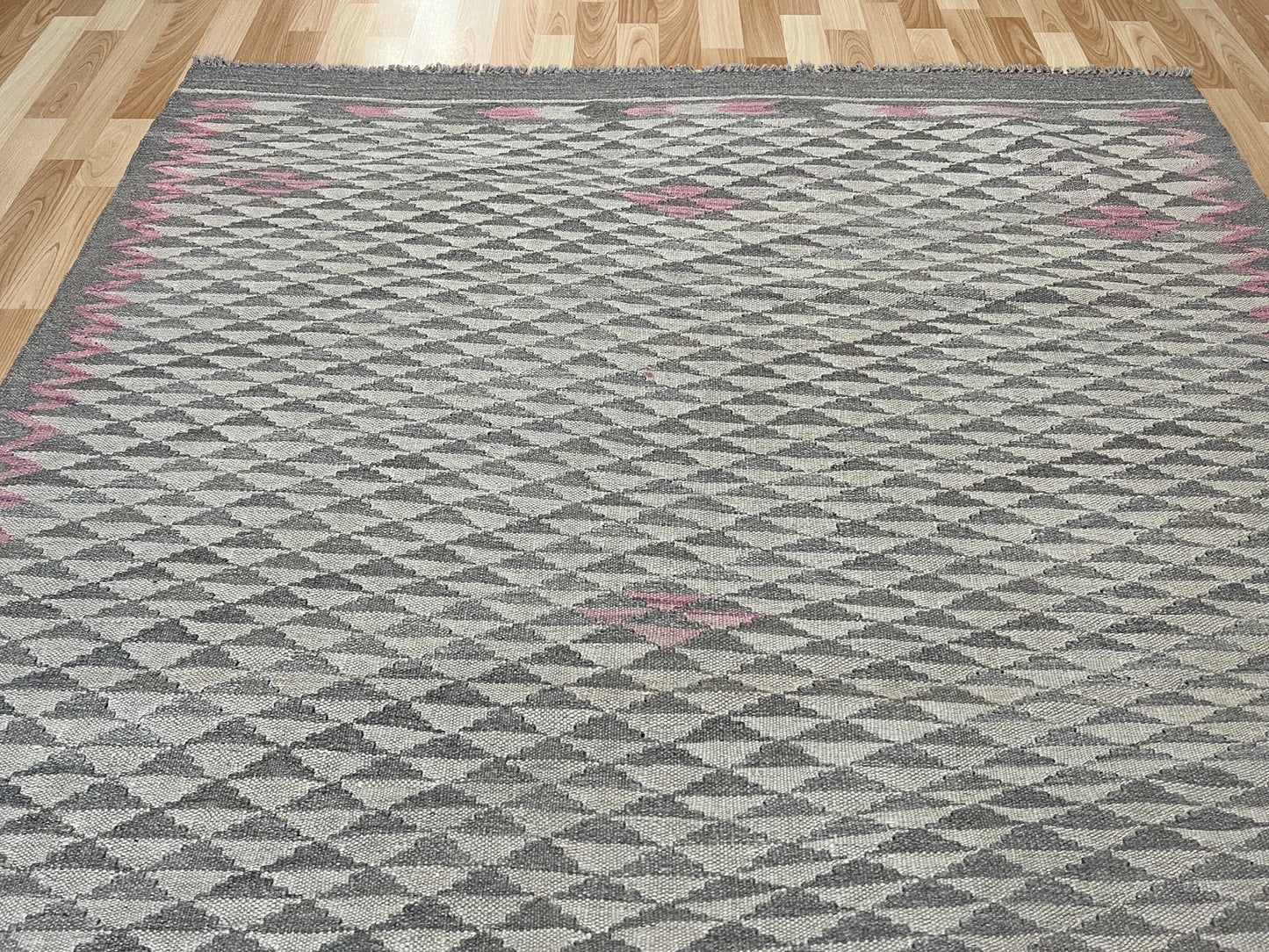 Grey natural colour kilim
