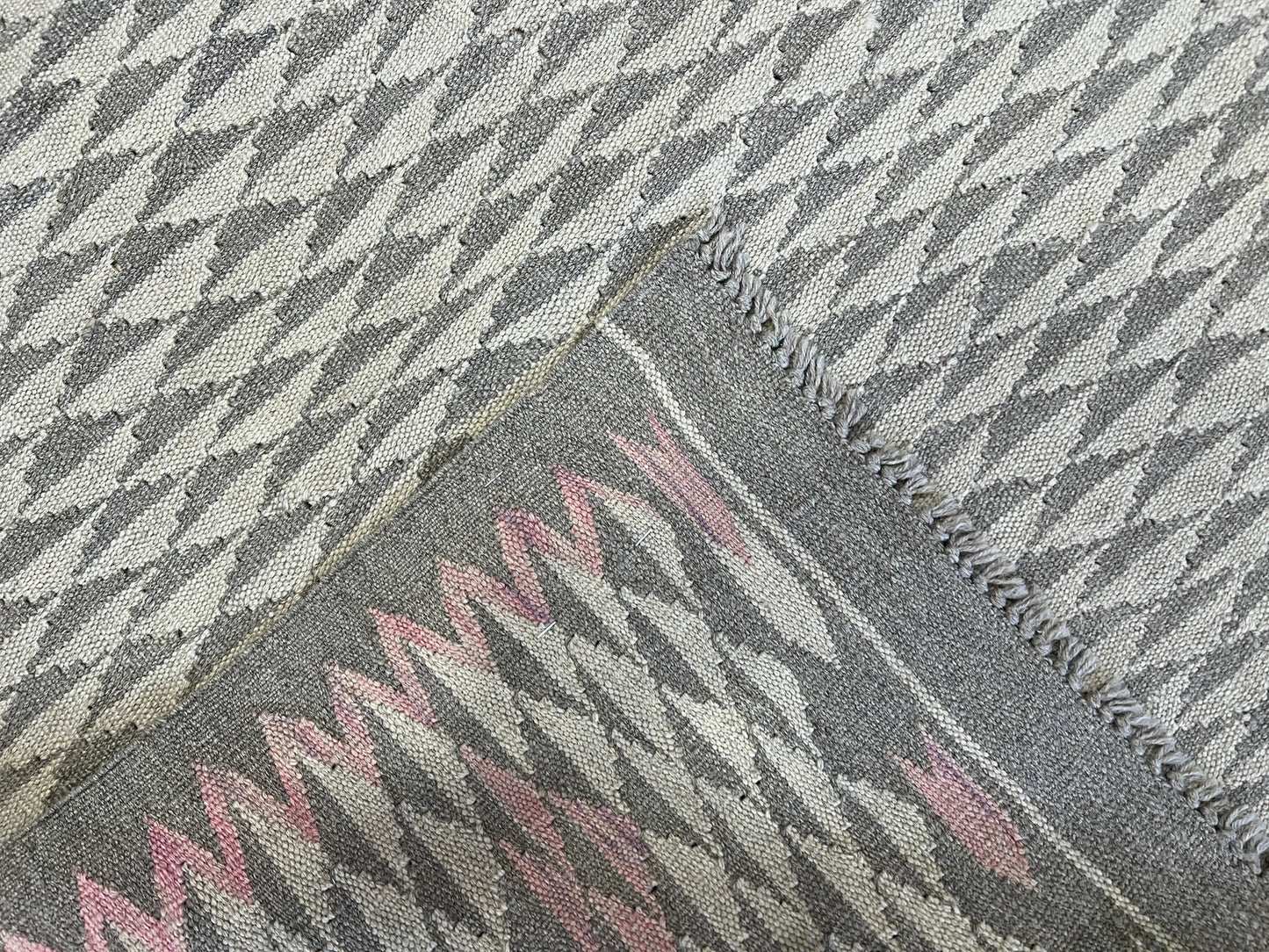 Grey natural colour kilim