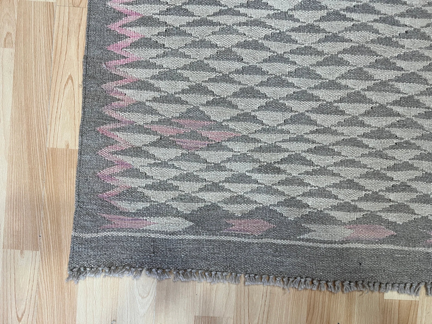 Grey natural colour kilim