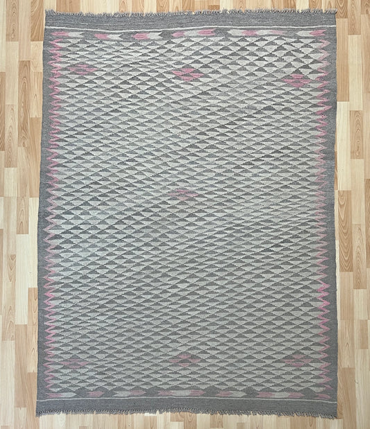 Grey natural colour kilim
