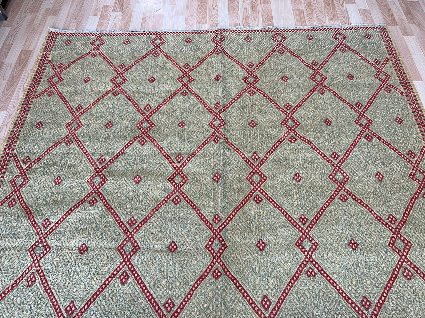 Sumak Contemporary Embroidered Kilim