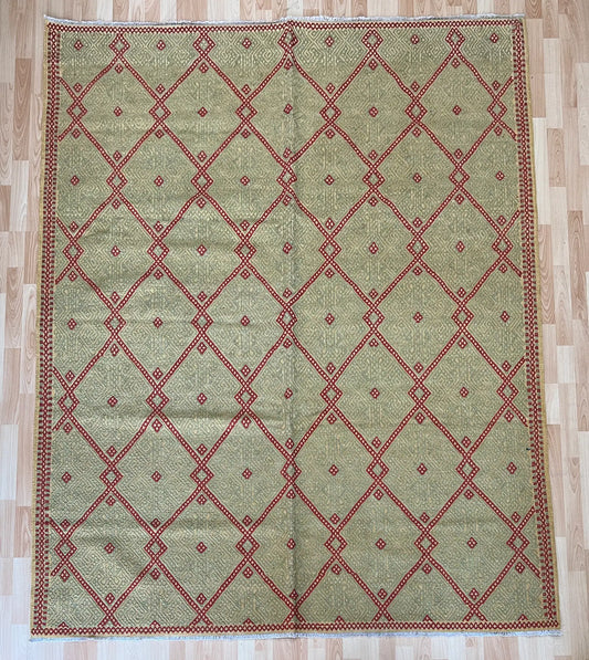 Sumak Contemporary Embroidered Kilim