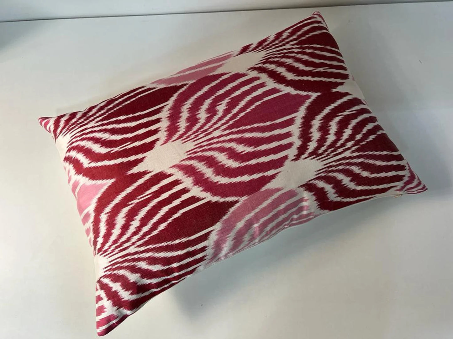 Ikat silk cushion Hand made (40x60cm)