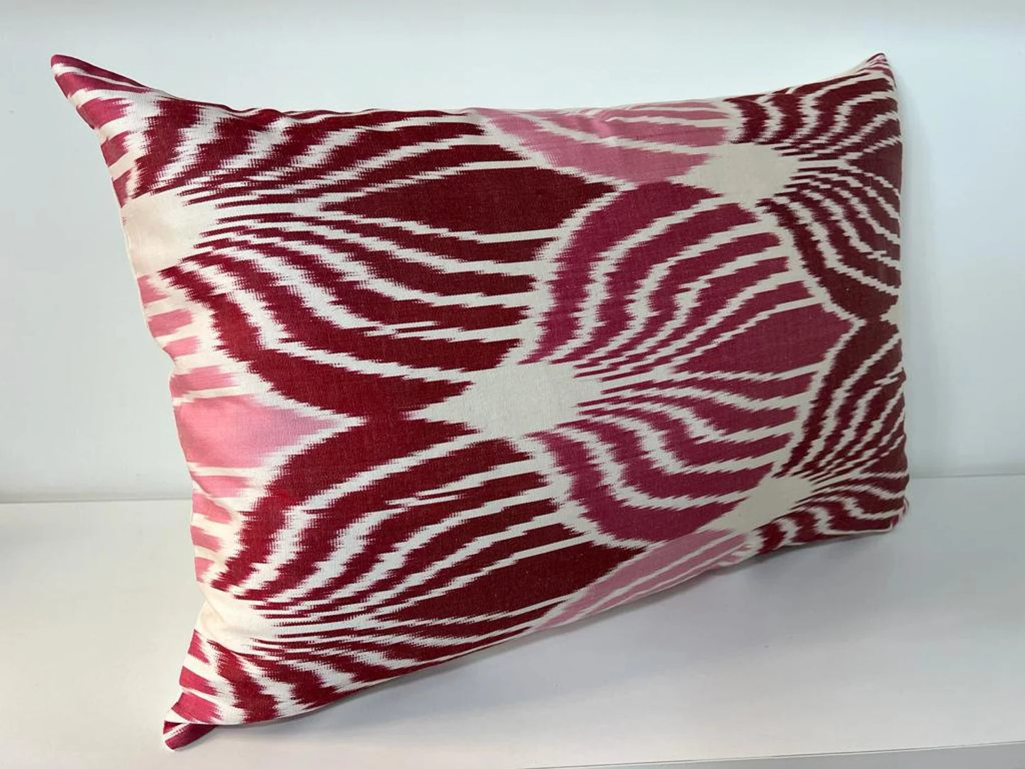 Ikat silk cushion Hand made (40x60cm)