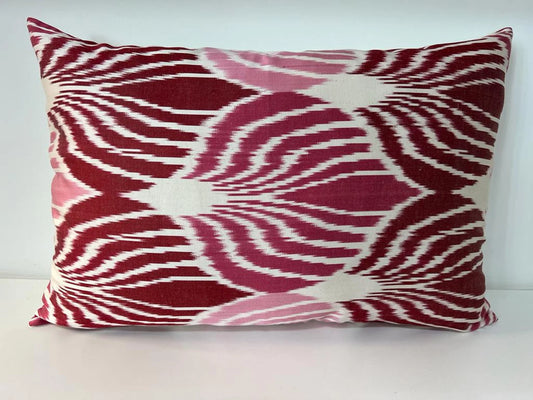 Ikat silk cushion Hand made (40x60cm)
