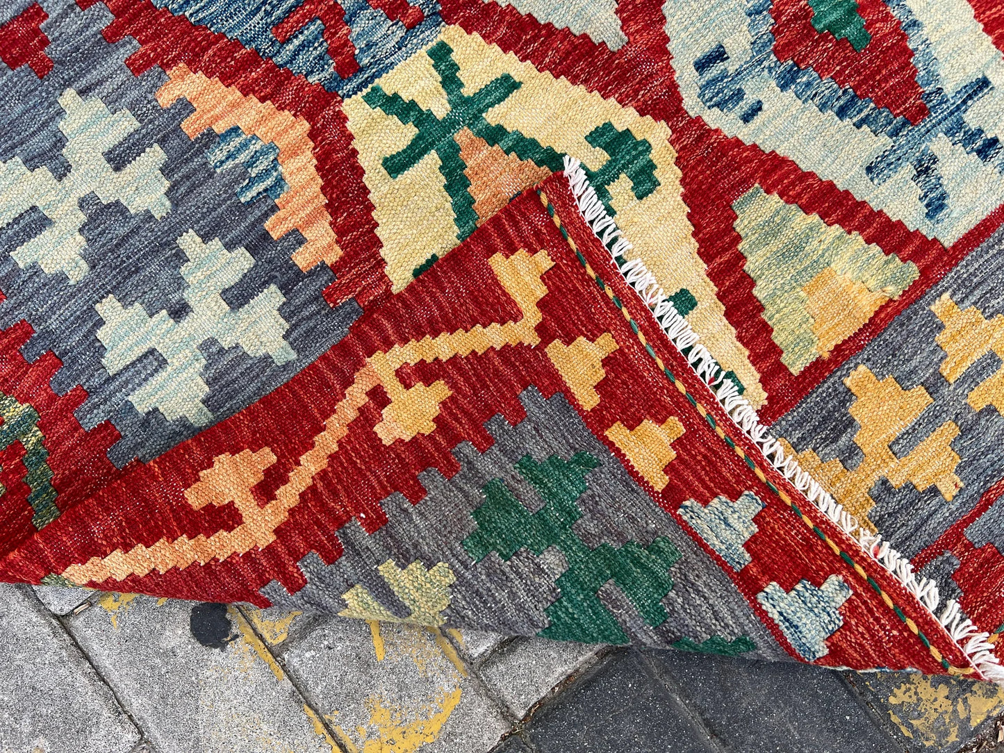 Classic Afghan Maimana Kilim