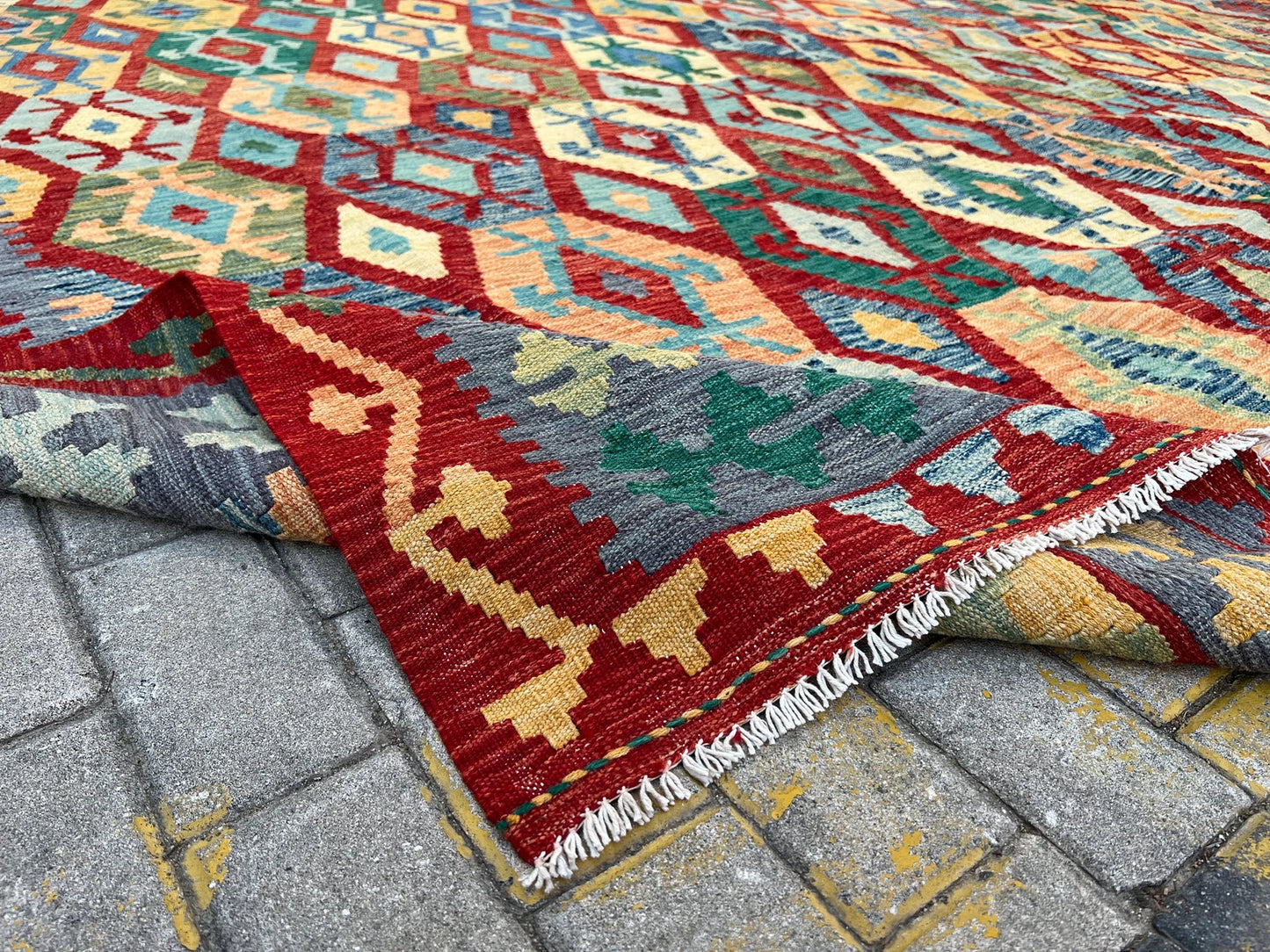 Classic Afghan Maimana Kilim